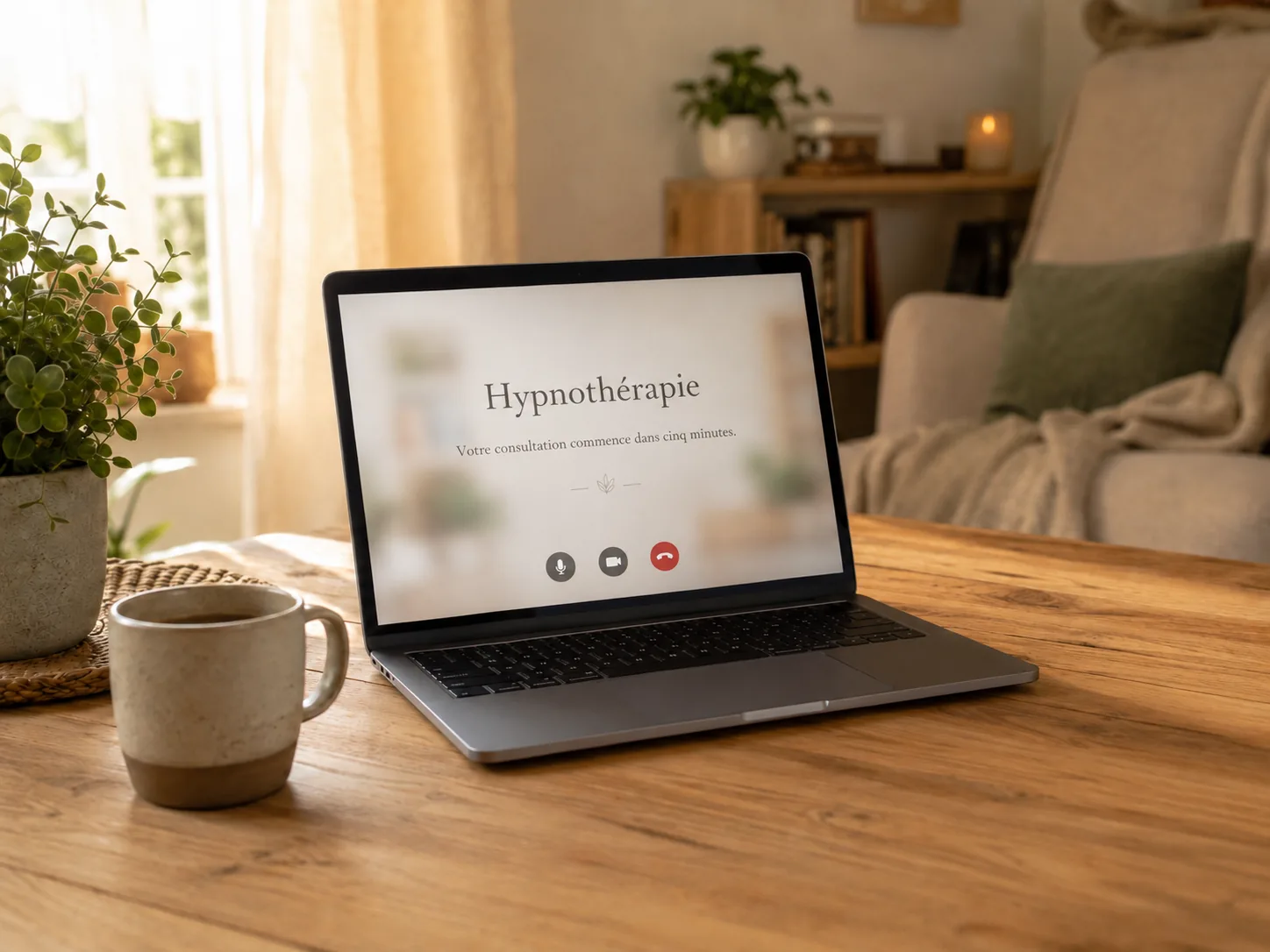 Consultation d’hypnothérapie en visio depuis chez soi
